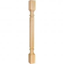 Hardware Resources P2-42ALD - 3-1/2'' W x 3-1/2'' D x 42'' H Alder Reed Post