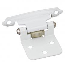 Hardware Resources P5011WH-R - Traditional 1/2'' Overlay Hinge with Screws - White