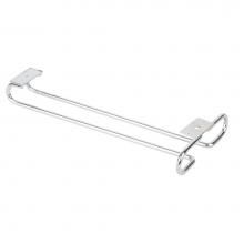Hardware Resources STEM1-PC-R - Polished Chrome Under Cabinet Stemware Rack