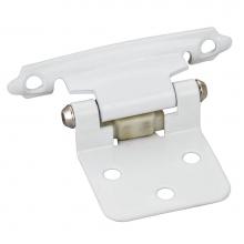 Hardware Resources P5011WH - Traditional 1/2'' Overlay Hinge with Screws - White