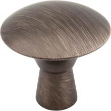 Hardware Resources 988BNBDL - 1-1/16'' Diameter Brushed Pewter Zachary Cabinet Mushroom Knob