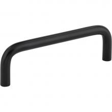 Hardware Resources S271-96MB - 96 mm Center-to-Center Matte Black Torino Cabinet Wire Pull