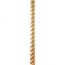 Hardware Resources RMH2ALD-8 - Rope Moulding Half Round