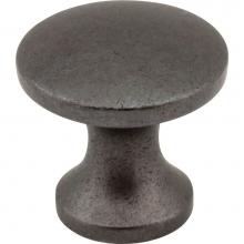 Hardware Resources 3915-DACM - 1'' Diameter Gun Metal Slade Cabinet Mushroom Knob