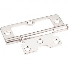 Hardware Resources 9802BN - Black Nickel 3'' Swaged Loose Pin Non-Mortise Hinge with 6 Holes