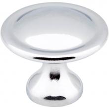Hardware Resources 647PC - 1-1/8'' Diameter Polished Chrome Button Watervale Cabinet Mushroom Knob