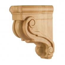 Hardware Resources CORF-2-ALD - 3'' W x 6'' D x 8'' H Alder Scrolled Corbel