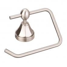 Hardware Resources BHE3-01SN - Newbury Satin Nickel Euro Paper Holder - Contractor Packed