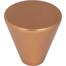 Hardware Resources 26SBZ - 1'' Diameter Satin Bronze Conical Sedona Cabinet Knob
