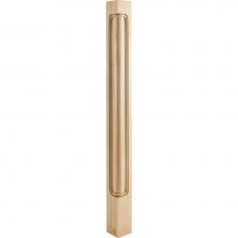 Hardware Resources CP-3MP - 2-3/4'' W x 2-3/4'' D x 35-1/2'' H Hard Maple Beaded Corner Post