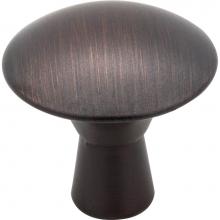 Hardware Resources 988DBAC - 1-1/16'' Diameter Brushed Oil Rubbed Bronze Zachary Cabinet Mushroom Knob