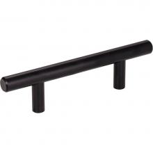 Hardware Resources 136MB - 3'' Center-to-Center Matte Black Naples Cabinet Bar Pull
