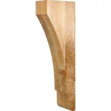 Hardware Resources CORZ-3CH - 3'' W x 6'' D x 18'' H Cherry Minimalist Corbel