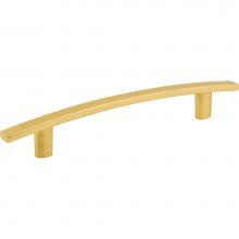 Hardware Resources 859-128BG - 128 mm Center-to-Center Brushed Gold Square Thatcher Cabinet Bar Pull