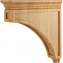 Hardware Resources CORH-1-HMP - 3'' W x 12'' D x 12'' H Hard Maple Mission Corbel