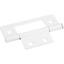 Hardware Resources 9500BWH - Bright White 3'' Loose Pin Non-Mortise Hinge 4 Hole