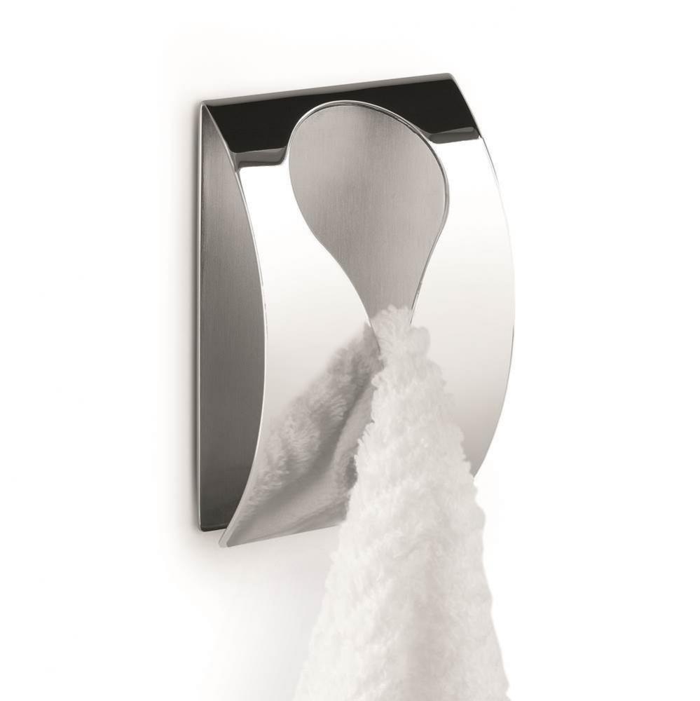 3'' x 2'' Genio Towel Clip Self Adhesive - Chrome