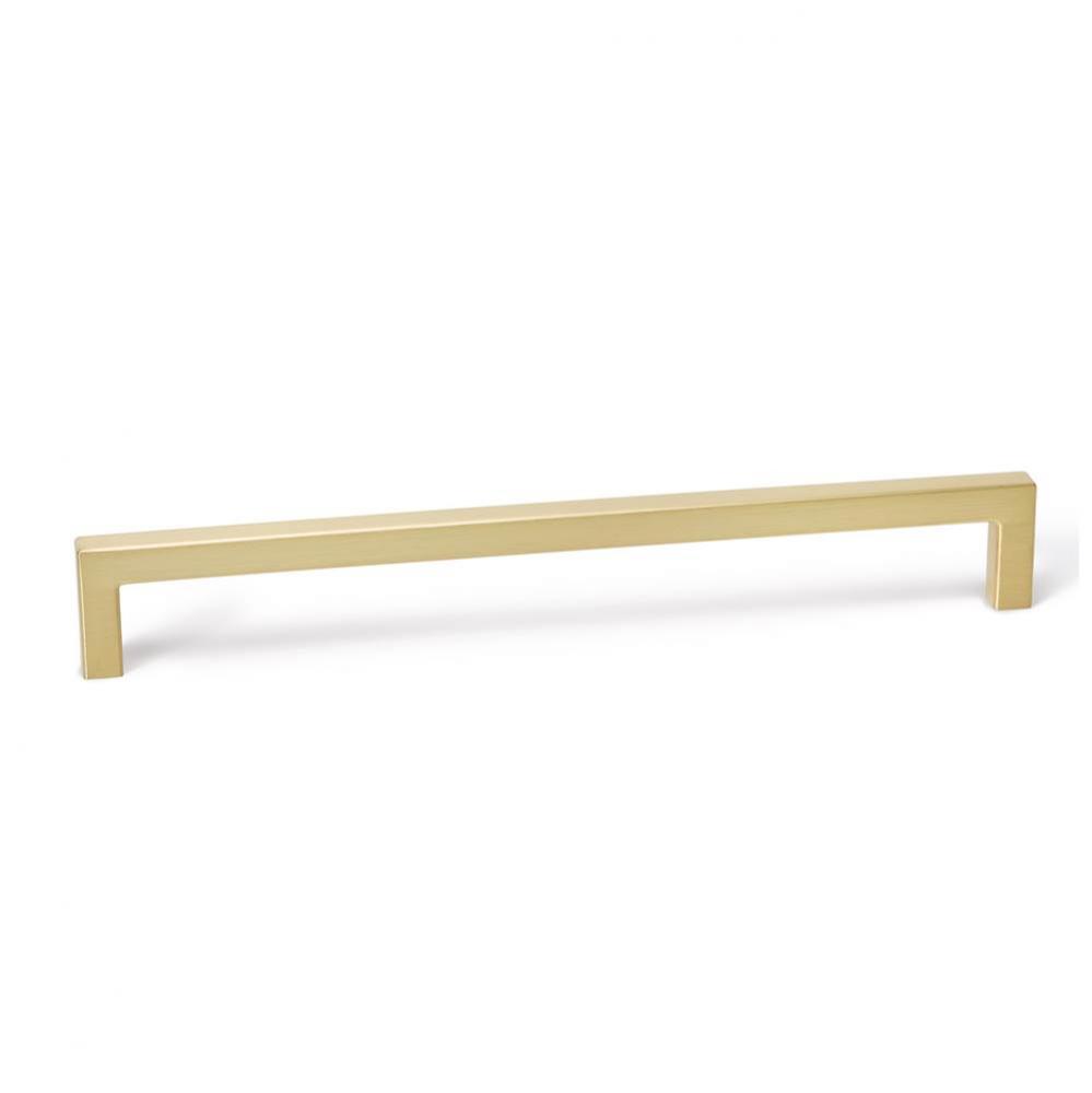 Square Vanity Handle - Brushed Brass