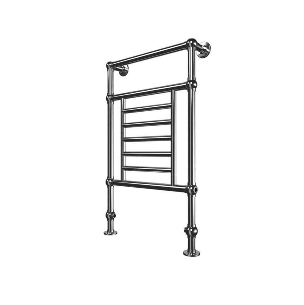 Thames Hydronic Floor Standing Towel Warmer - Chrome
