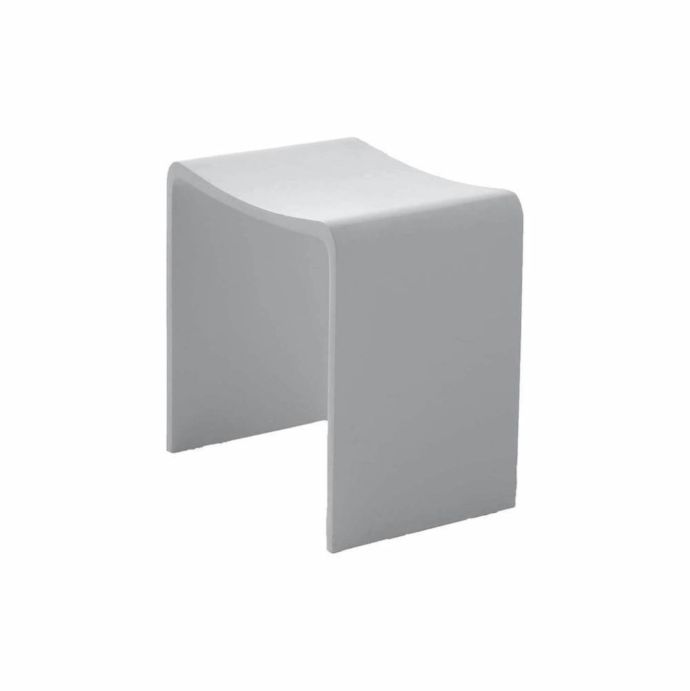 Shower Stool - Matte White