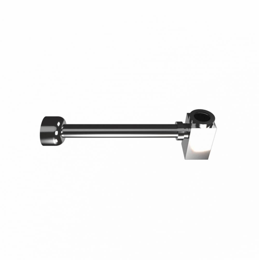 Square Waste With Integrated Trap - Chrome