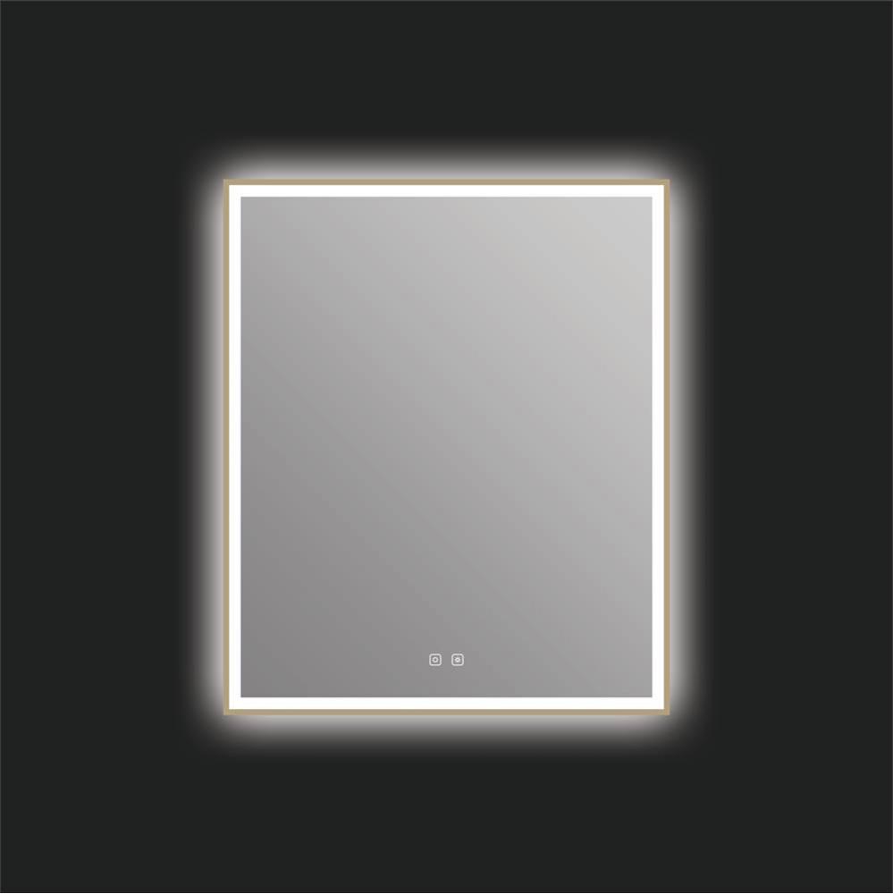 Eden 30'' x 36'' LED Mirror - Brushed Bronze