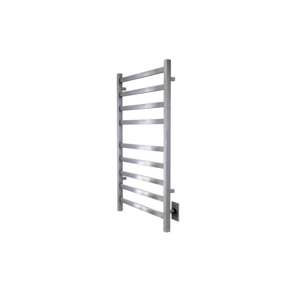 24''x40'' Kontour Square Electric Hardwired Towel Warmer - Brushed Nickel