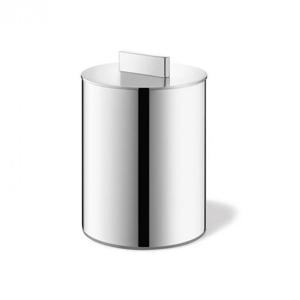 Orginal ''Avor'' High Gloss Suitable Cotton Buds Canister, 4.3'' x 3