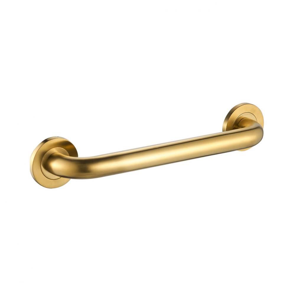 12'' Round Grab Bar - PVD Brushed Gold