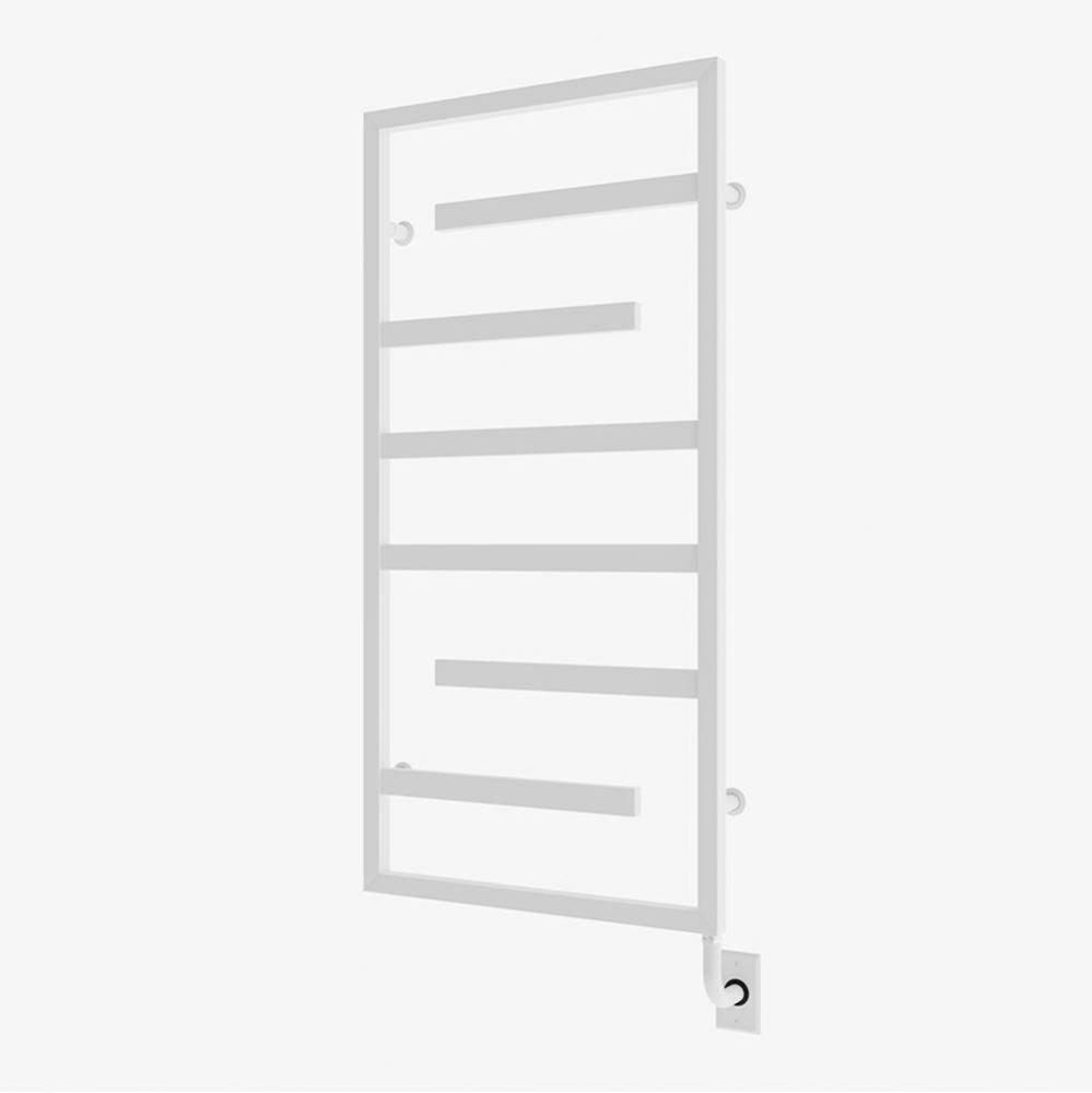 23.5''x47.5'' Vasto Hydronic Towel Warmer - Matte White