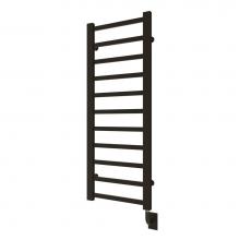 ICO Bath H7035 - 19.5''x50.5'' Milano Hydronic Towel Warmer - Matte Black