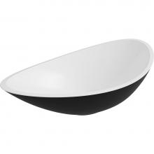 ICO Bath B8712 - Cavalli Vessel Sink - Matte White/Matte Black
