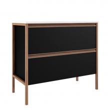 ICO Bath BT1007.MB - Tempo 36'' Two Drawer Freestanding Vanity - Matte Black