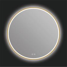 ICO Bath ID1036.BG - Denver 36'' LED Mirror - Brushed Gold