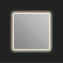 ICO Bath IE1136.BG - Eden 36'' x 36'' LED Mirror - Brushed Gold