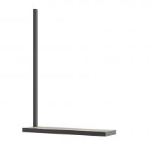 ICO Bath IL1001.AG - Shelf for Lyric Wall Mirror - Ash Grey