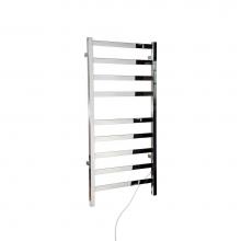 ICO Bath K6023W - 18''x40'' Kontour Square Electric Hardwired Towel Warmer - Chrome