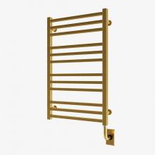 ICO Bath E3108 - 19.5''x31'' Avento Electric Plug-In Towel Warmer - PVD Brushed Gold