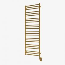 ICO Bath W3808 - 23.5''x64'' Avento Electric Hardwired Towel Warmer - PVD Brushed Gold