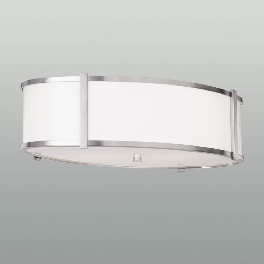 Hatbox Oval 24'' Flush