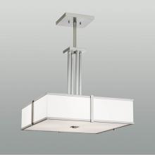 Ilex HSP24-QS-AC-BN-IN - Hatbox Square  24'' Pendant w. Quad