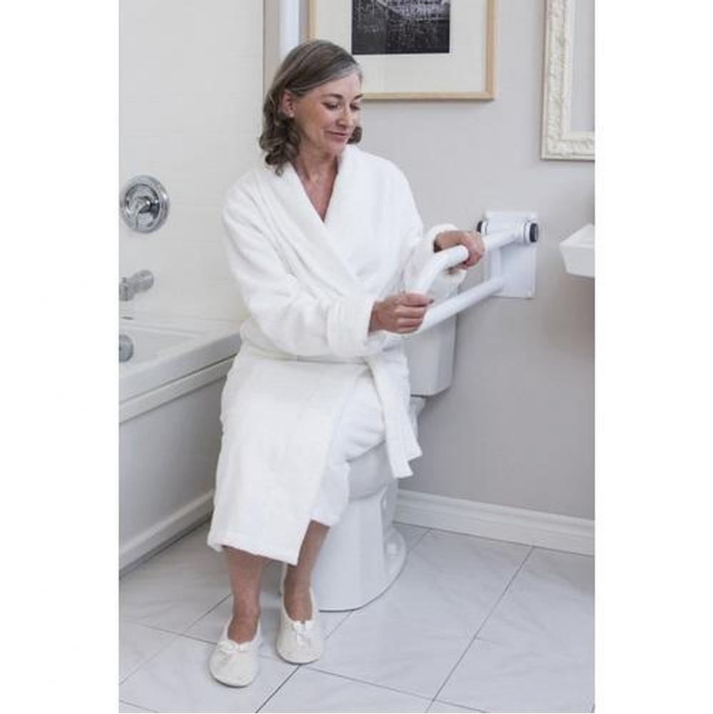 HealthCraft P.T.Rail Hinged 28''/71cm Left White