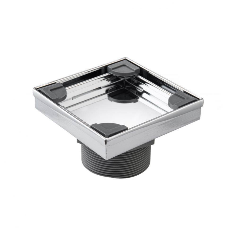 4'' Tile Insert Floor Drain with 2'' Outlet