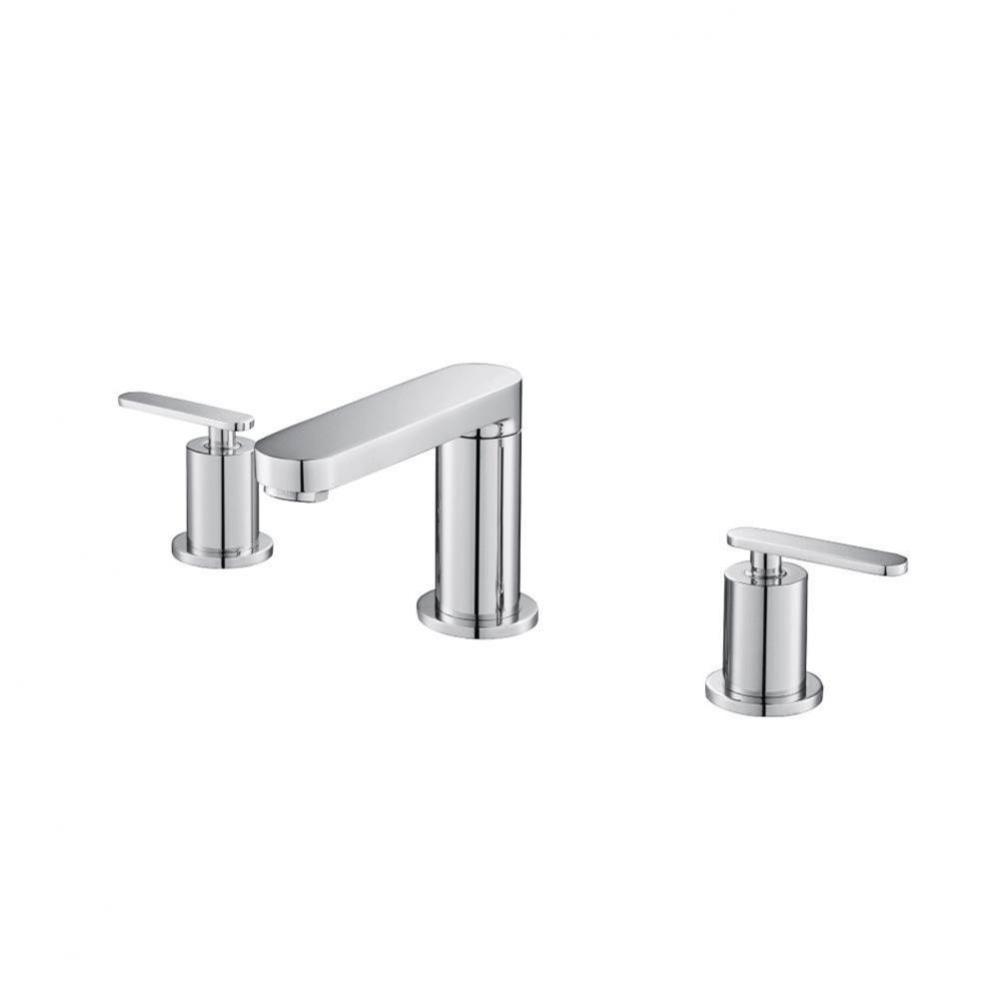Three Hole 8'' Widespread Two Handle Bathroom Faucet