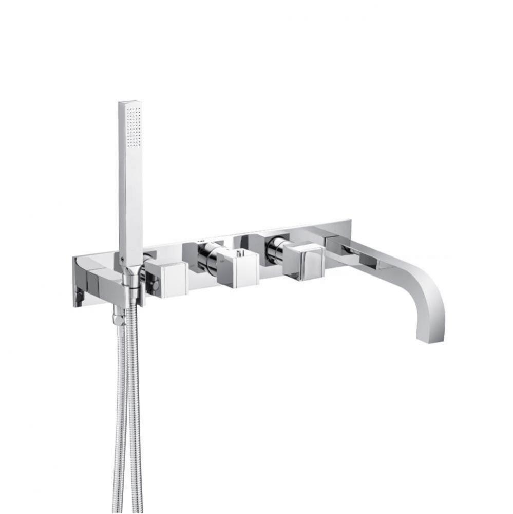 Trim For Wall Mount Tub Filler With Hand Shower