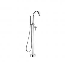 Isenberg 100.1170CP - Freestanding Floor Mount Bathtub / Tub Filler With Hand Shower