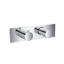 Isenberg 100.2705CP - 3/4'' Horizontal Thermostatic Shower Valve & Trim - 3 Output