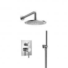 Isenberg 100.3300CP - Two Output Shower Set With Shower Head And Hand Held