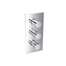 Isenberg 100.4401CP - 3/4'' Thermostatic Valve and Trim - 2 Outputs
