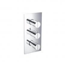 Isenberg 145.4401CP - 3/4'' Thermostatic Valve and Trim - 2 Outputs